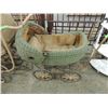 Image 2 : ANTIQUE WICKER BABY CARRIAGE