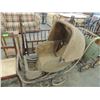 Image 1 : ANTIQUE WICKER BABY CARRIAGE