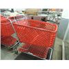 Image 2 : RED PLASTIC SHOPPING CART
