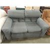 Image 1 : OVERSTUFFED BLUE LOVE SEAT