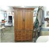 Image 3 : STUNNING MEDIUM WOOD ARMOIRE