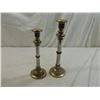 Image 1 : PAIR VINTAGE BRASS CANDLE STICK HOLDER