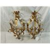 Image 1 : LOT 2 HOLLYWOOD REGENCY WALL SCONCE