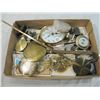 Image 2 : BOX LOT CLOCK PARTS PENDULUMS