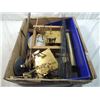 Image 2 : BOX LOT ASSORTED GRANDFATHER CLOCK PARTS