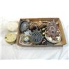 Image 2 : BOX LOT ASSORTED CLOCK REPAIR ITEMS
