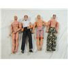 Image 1 : LOT 4 MEN ACTION FIGURE DOLLS