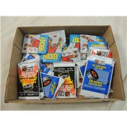 BOX LOT ASSORTED HOCKEY CARD PACKS