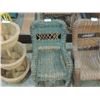 Image 1 : GREEN CHILDRENS WICKER CHAIR