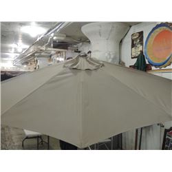 TAN HALF PATIO UMBRELLA
