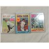 Image 1 : LOT 3 MISC CARL YASTRZEMSKI BASEBALL CARDS