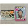 Image 1 : LOT 2 1973 & 75 FRANK ROBINSON BASEBALL CARD