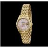 Image 2 : Rolex 18KT Yellow Gold Diamond DateJust Ladies Watch