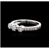 Image 2 : 18KT White Gold 0.50ctw Diamond Ring