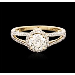 14KT Yellow Gold 1.34ctw Diamond Ring