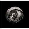 Image 1 : 2.34ctw Black Diamond Ring - 14KT White Gold