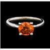 Image 1 : 14KT White Gold 2.12ct Spessartite Ring