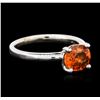 Image 2 : 14KT White Gold 2.12ct Spessartite Ring