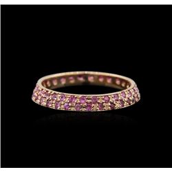 14KT Rose Gold 0.50ctw Pink Sapphire Ring