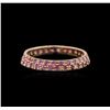 Image 1 : 14KT Rose Gold 0.50ctw Pink Sapphire Ring