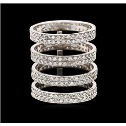 14KT White Gold 1.07ctw Diamond Ring