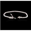 Image 3 : 14KT White Gold 2.24ctw Diamond Tennis Bracelet