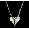 Image 1 : Platinum 0.15ctw Diamond Pendant