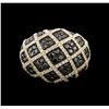 Image 1 : 1.74ctw Black Diamond Ring - 14KT Yellow Gold