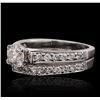 Image 2 : 18KT White Gold 1.13ctw Diamond Wedding Set