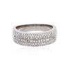 Image 1 : 14KT White Gold 0.91ctw Diamond Ring