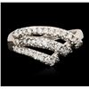 Image 1 : 14KT White Gold 0.35ctw Diamond Ring