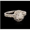 Image 2 : 14KT White Gold 1.62ctw Diamond Ring