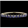 Image 1 : 14KT Yellow Gold 11.10ctw Sapphire and Diamond Bracelet