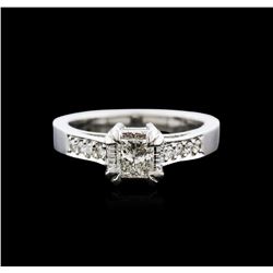 14KT White Gold 0.49ctw Diamond Ring
