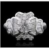 Image 1 : 18KT White Gold 1.80ctw Diamond Ring