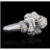 Image 2 : 18KT White Gold 1.80ctw Diamond Ring