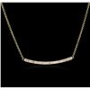 Image 2 : 14KT Yellow Gold 0.84ctw Diamond Necklace