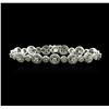 Image 1 : 14KT White Gold 4.56ctw Diamond Bracelet