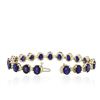 Image 3 : 14KT Yellow Gold 31.25ctw Corundum and Diamond Bracelet