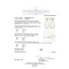 Image 3 : 1.23ctw Diamond Dangle Earrings - 14KT White Gold