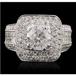 14KT White Gold 4.38ctw Diamond Ring