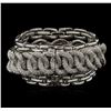 Image 2 : Ralph Lauren 21.00ctw Diamond Bracelet - 18KT White Gold