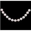 Image 2 : 6.5-7MM Akoya Pearl Necklace - 14KT White Gold