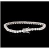 Image 2 : 14KT White Gold 6.75ctw Diamond Tennis Bracelet