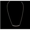 Image 1 : 14KT Rose Gold 0.84ctw Diamond Necklace