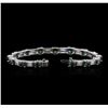 Image 3 : Platinum 6.85ctw Diamond Tennis Bracelet