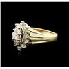 Image 2 : 14KT Yellow Gold 0.50ctw Diamond Ring