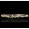 Image 2 : 14KT Yellow Gold 1.10ctw Diamond Bracelet