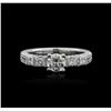 Image 1 : 18KT White Gold 1.21ctw Diamond Ring