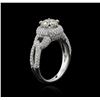 Image 3 : 18KT White Gold 2.42ct Diamond Ring